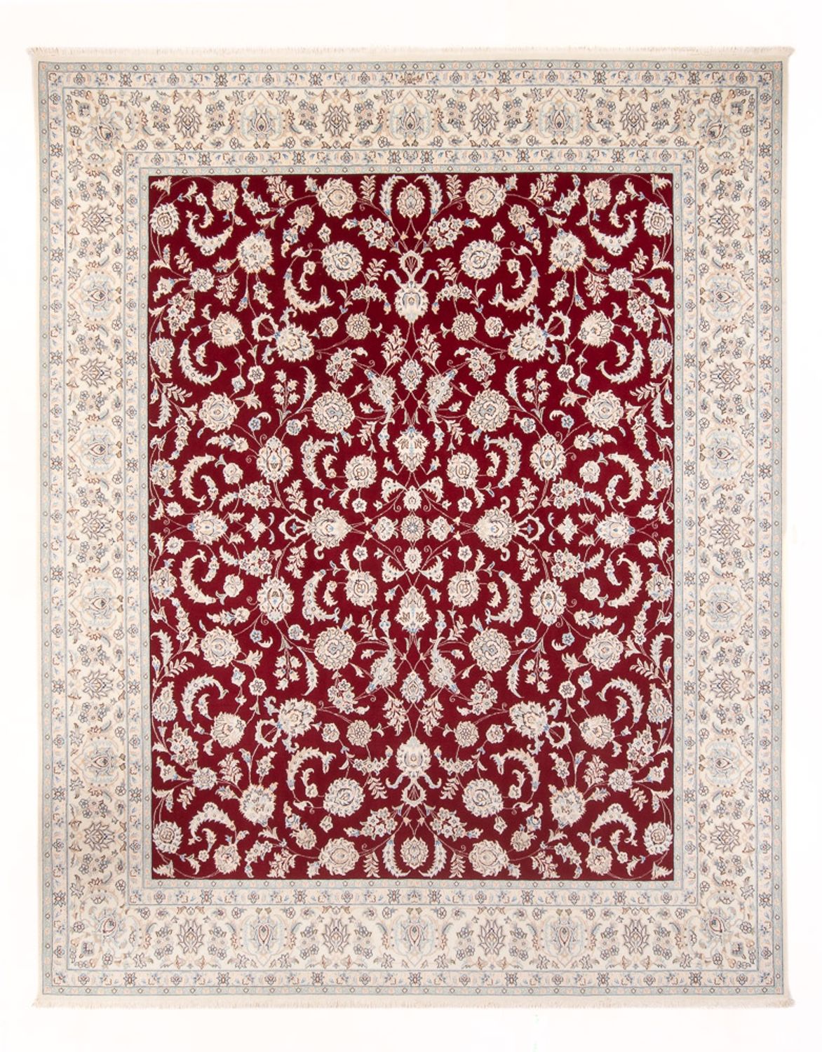 Persisk tæppe - Nain - Premium - 300 x 248 cm - rød