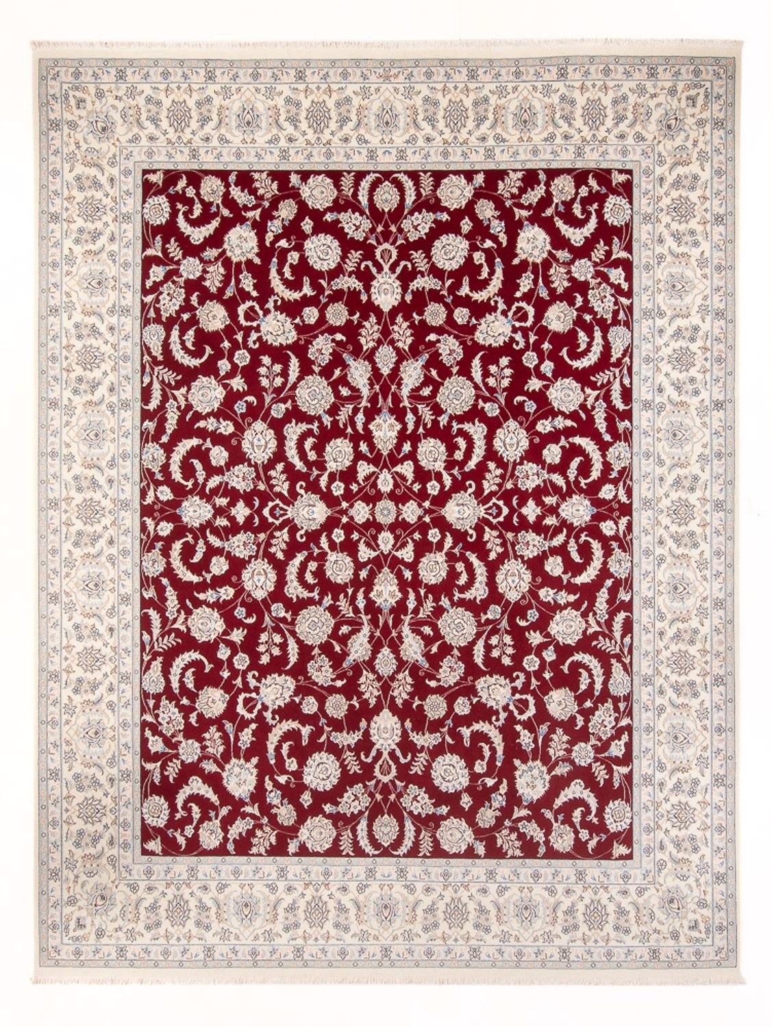 Persisk tæppe - Nain - Premium - 307 x 248 cm - rød