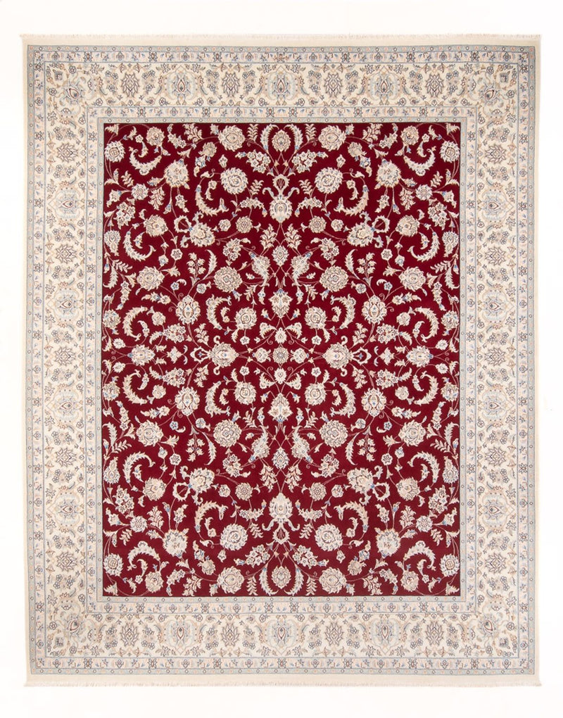 Persisk tæppe - Nain - Premium - 298 x 248 cm - rød