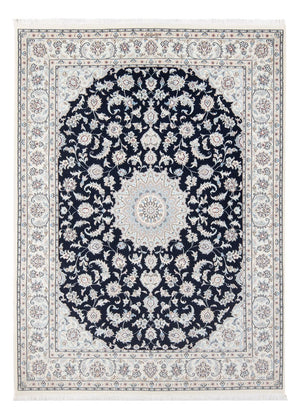 Persisk tæppe - Nain - Premium - 200 x 150 cm - mørkeblå