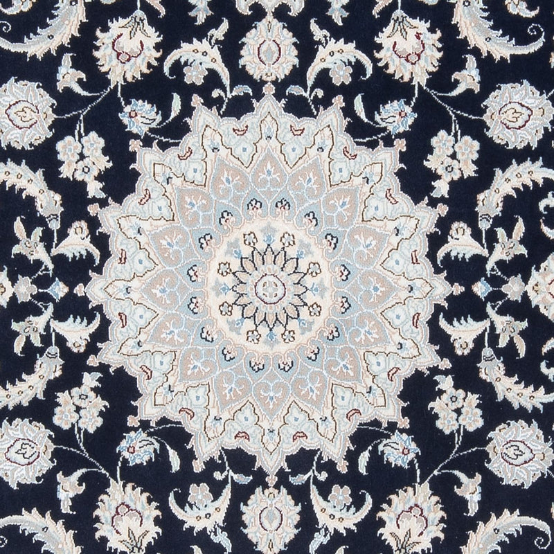 Persisk tæppe - Nain - Premium - 200 x 150 cm - mørkeblå