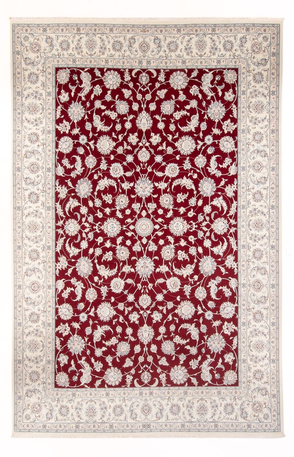 Persisk tæppe - Nain - Premium - 351 x 245 cm - rød