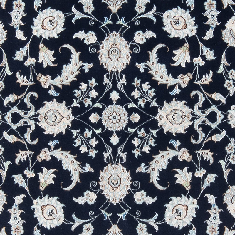 Persisk tæppe - Nain - Premium - 203 x 150 cm - mørkeblå