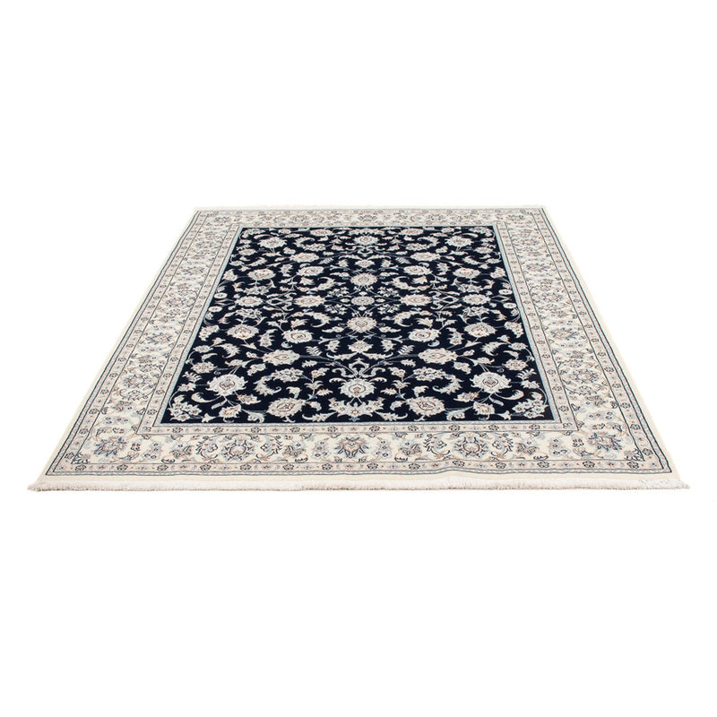 Persisk tæppe - Nain - Premium - 203 x 150 cm - mørkeblå