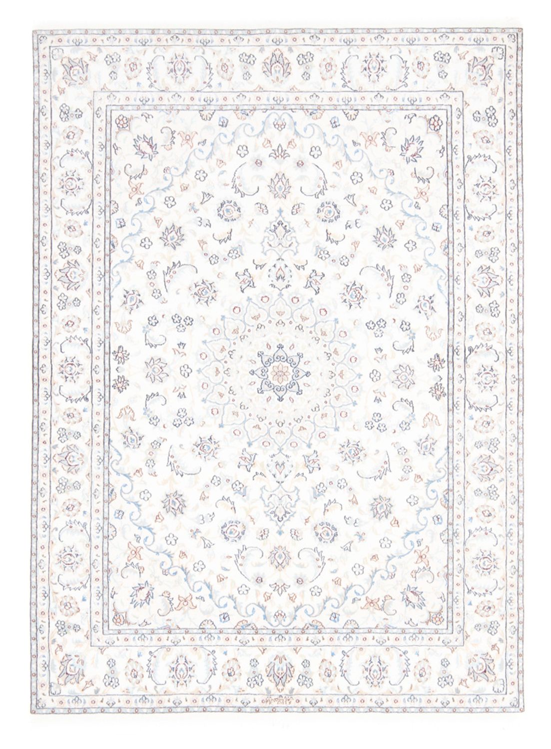 Persisk tæppe - Nain - Royal - 198 x 150 cm - creme