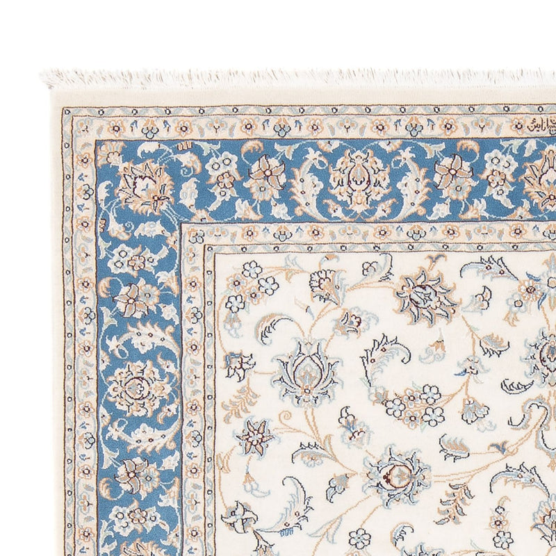 Persisk tæppe - Nain - Premium - 198 x 152 cm - creme