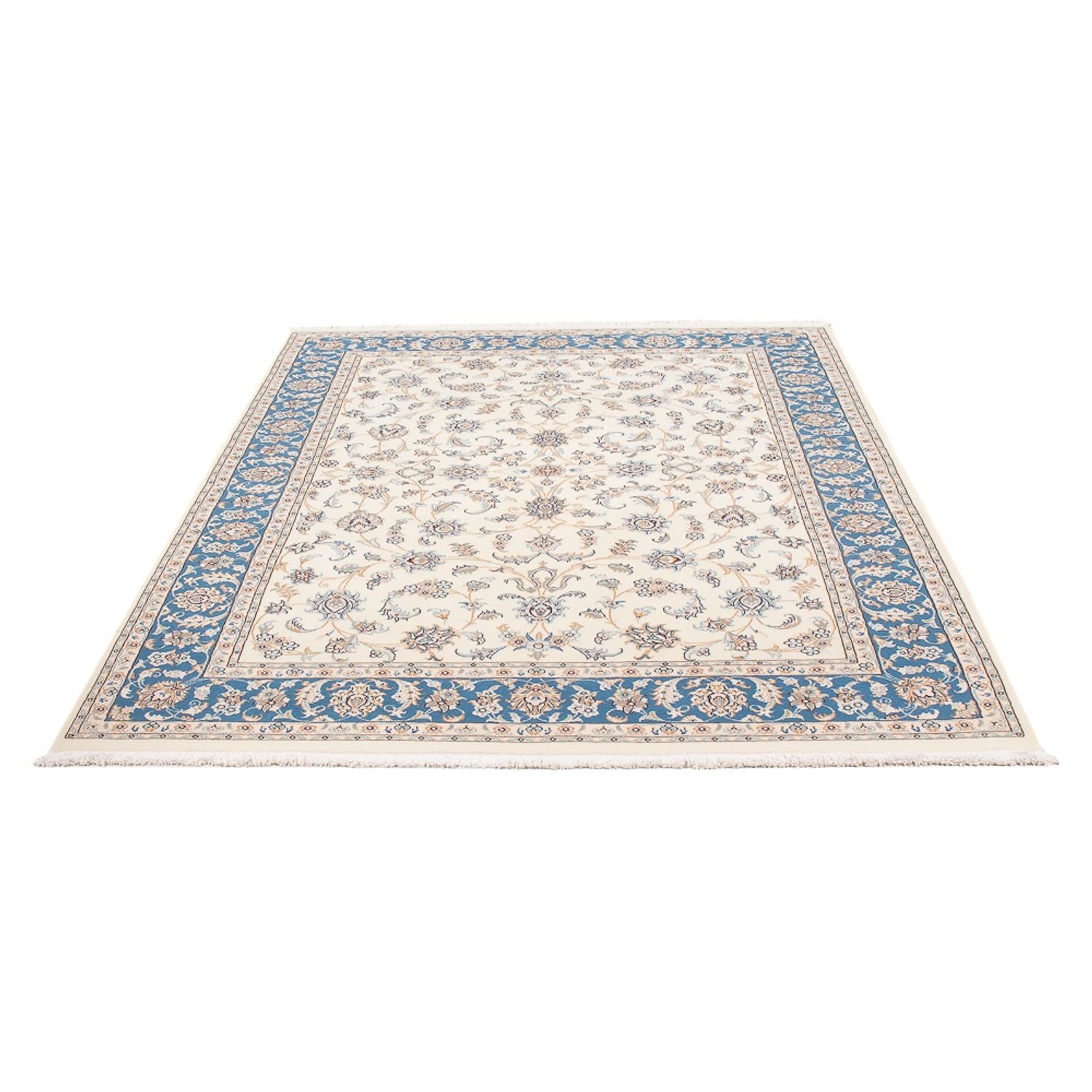 Persisk tæppe - Nain - Premium - 198 x 152 cm - creme