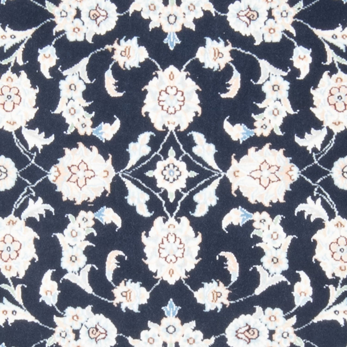 Løber Persisk tæppe - Nain - Royal - 194 x 80 cm - mørkeblå