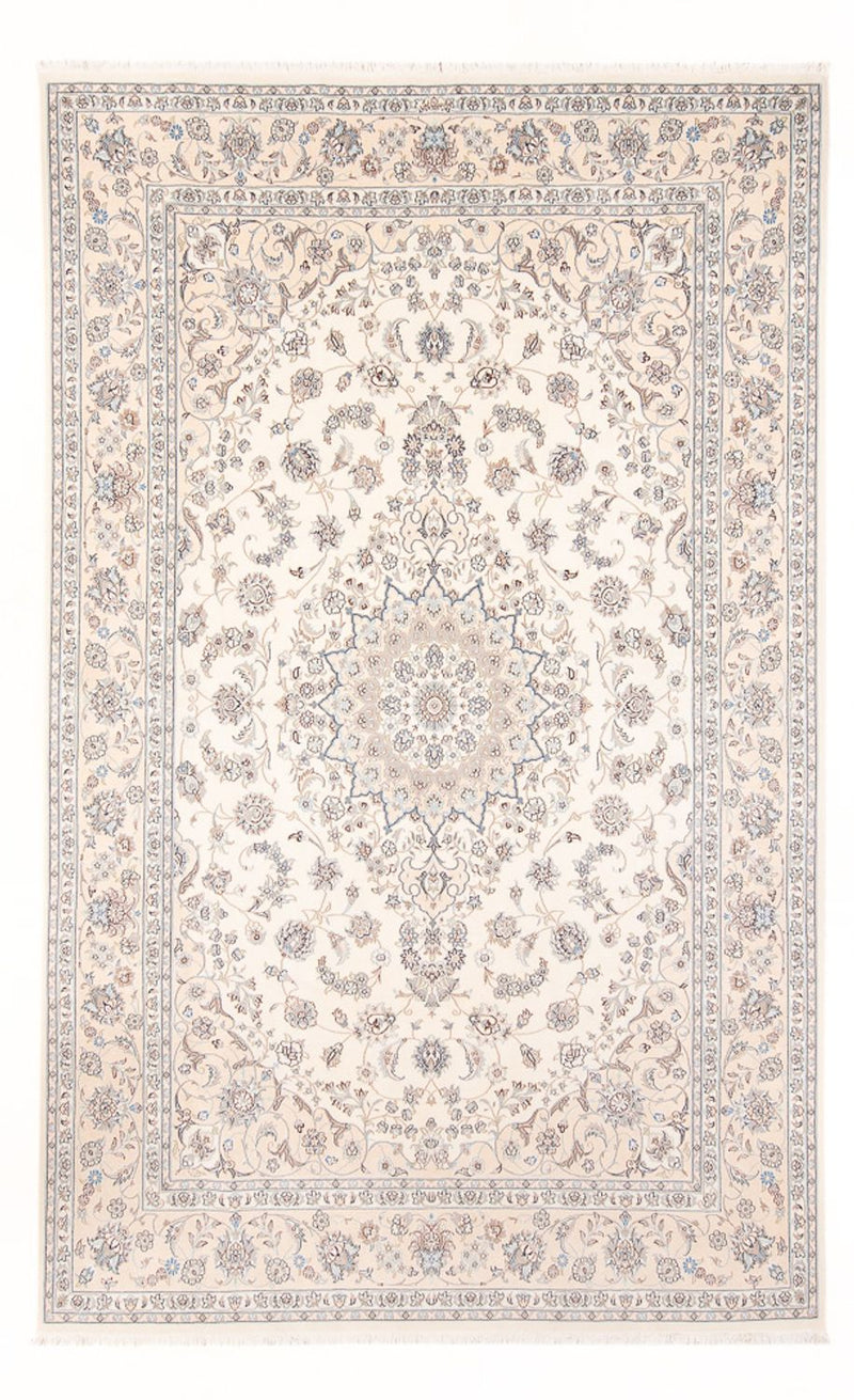 Persisk tæppe - Nain - Premium - 301 x 200 cm - creme