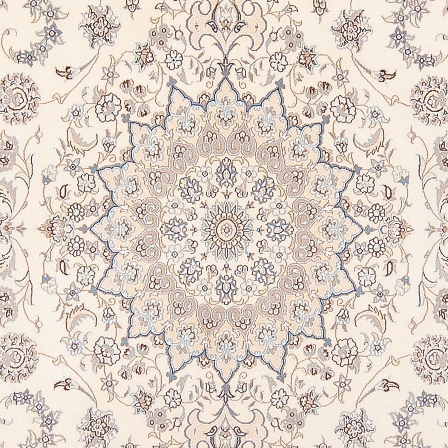 Persisk tæppe - Nain - Premium - 301 x 200 cm - creme
