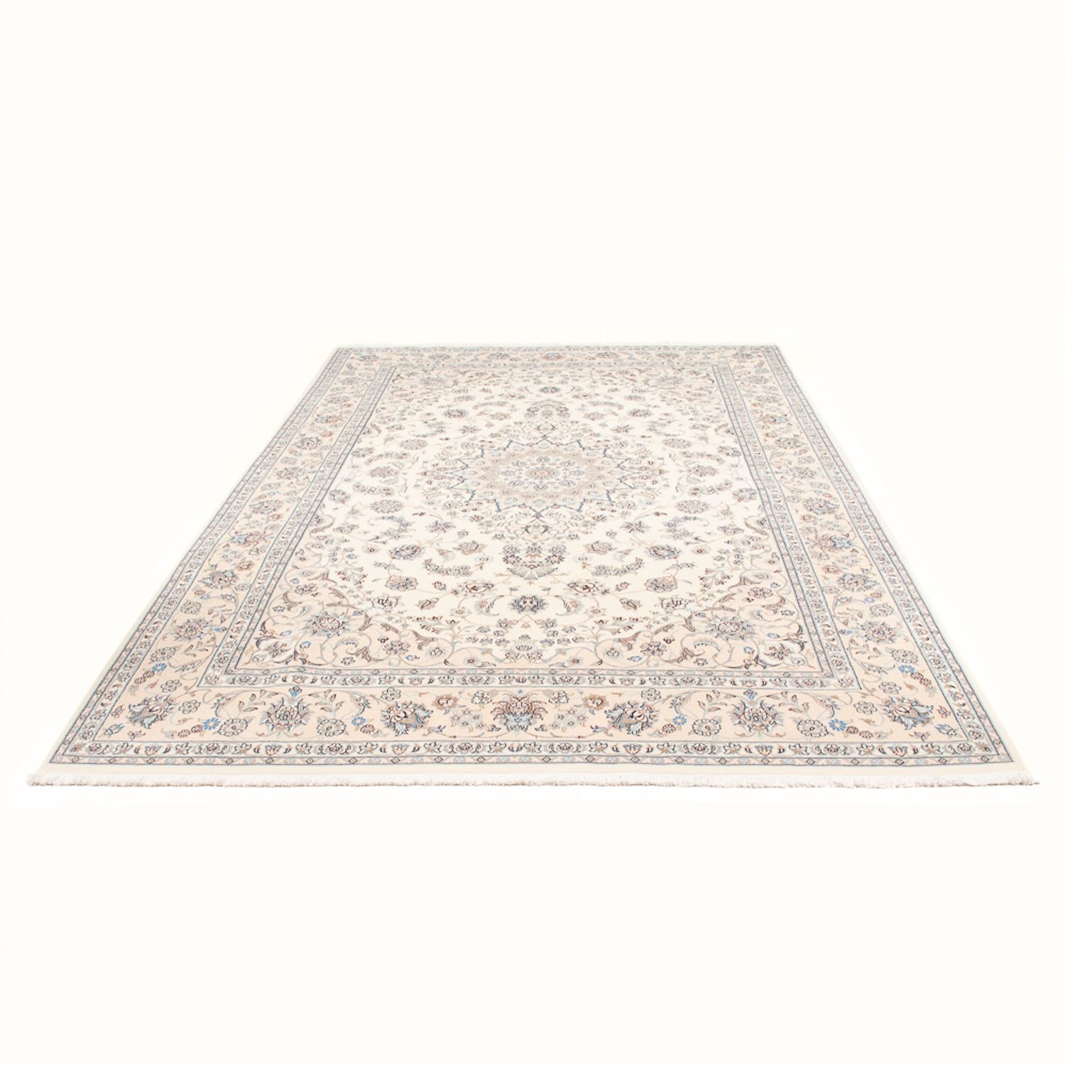Persisk tæppe - Nain - Premium - 301 x 200 cm - creme
