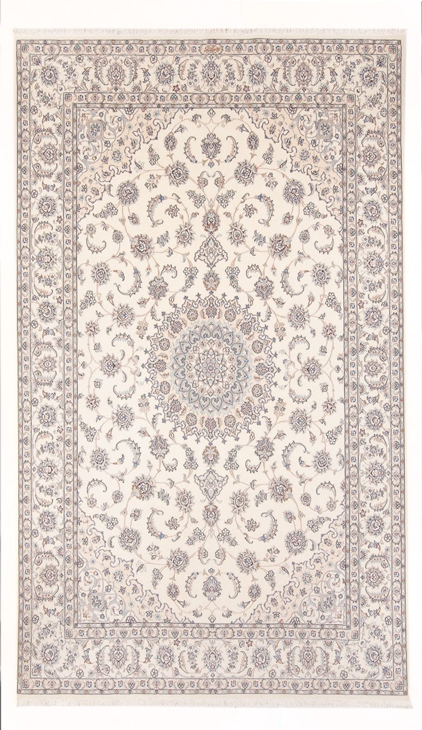 Persisk tæppe - Nain - Premium - 305 x 200 cm - creme