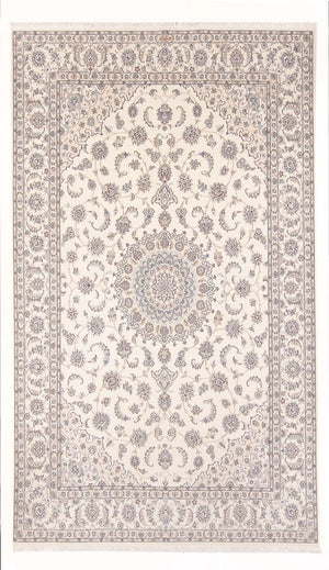 Persisk tæppe - Nain - Premium - 305 x 200 cm - creme