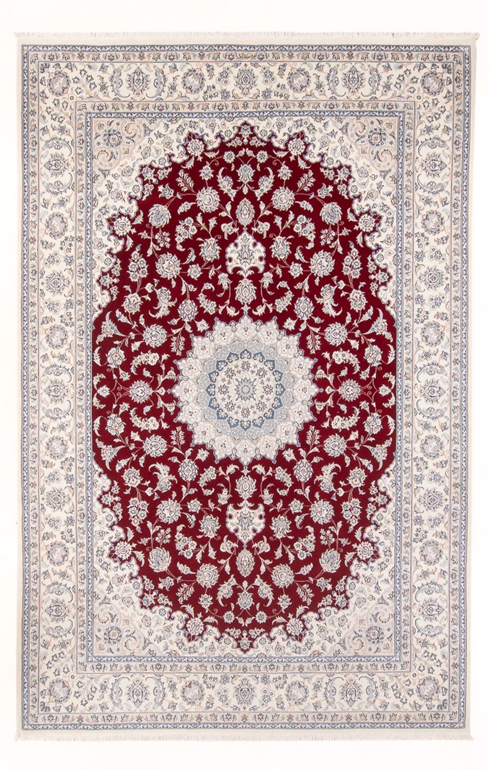 Persisk tæppe - Nain - Premium - 293 x 200 cm - rød