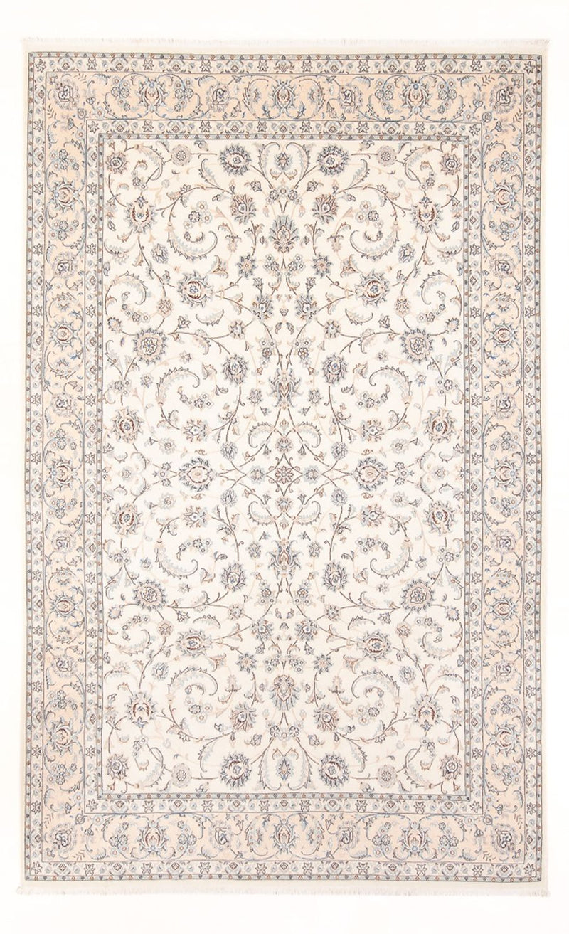 Persisk tæppe - Nain - Premium - 302 x 197 cm - creme