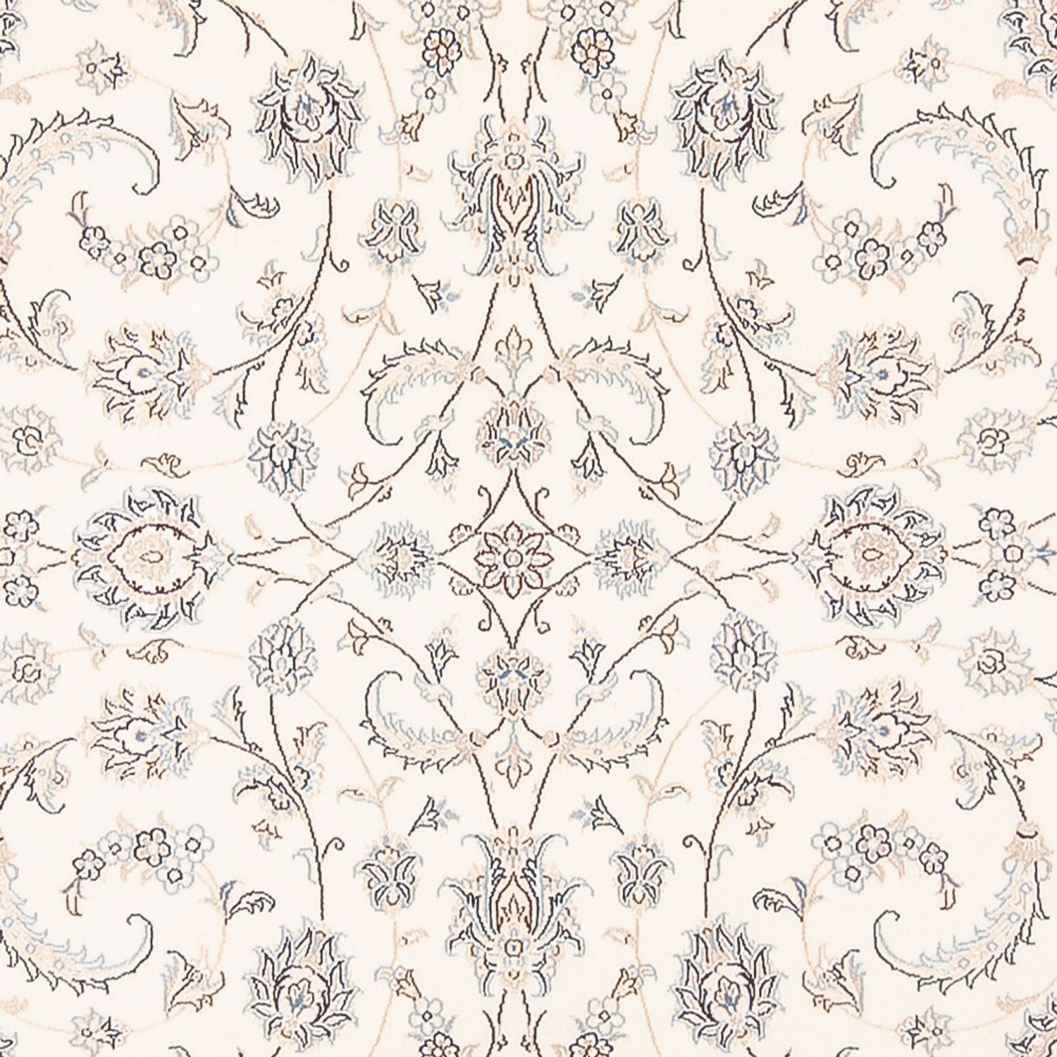 Persisk tæppe - Nain - Premium - 302 x 197 cm - creme