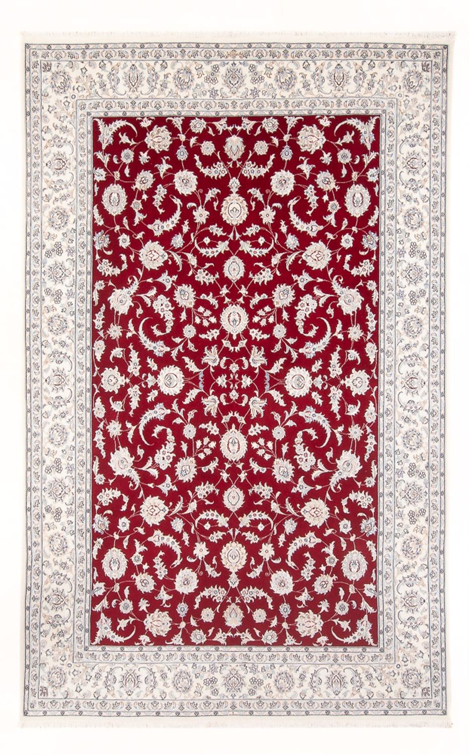 Persisk tæppe - Nain - Premium - 295 x 200 cm - rød