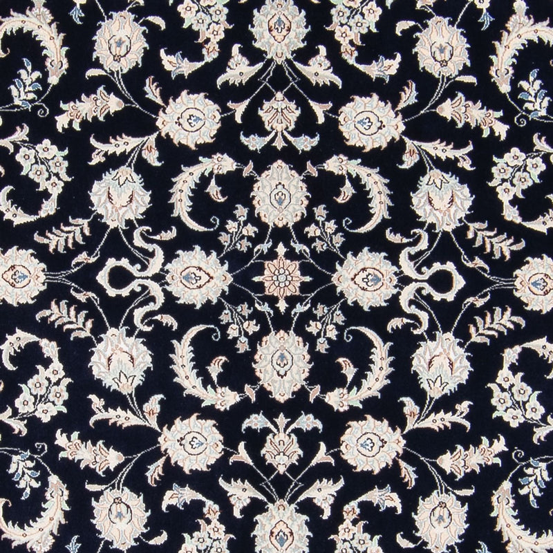Persisk tæppe - Nain - 233 x 170 cm - mørkeblå