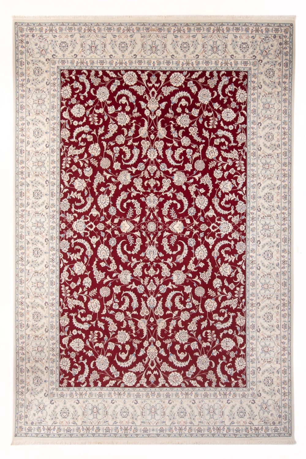 Persisk tæppe - Nain - Premium - 349 x 245 cm - rød