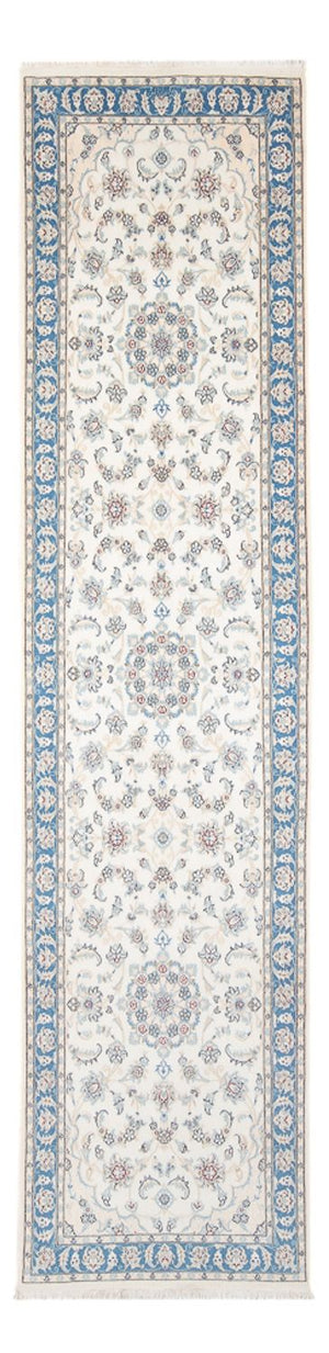Løber Persisk tæppe - Nain - Premium - 300 x 80 cm - creme