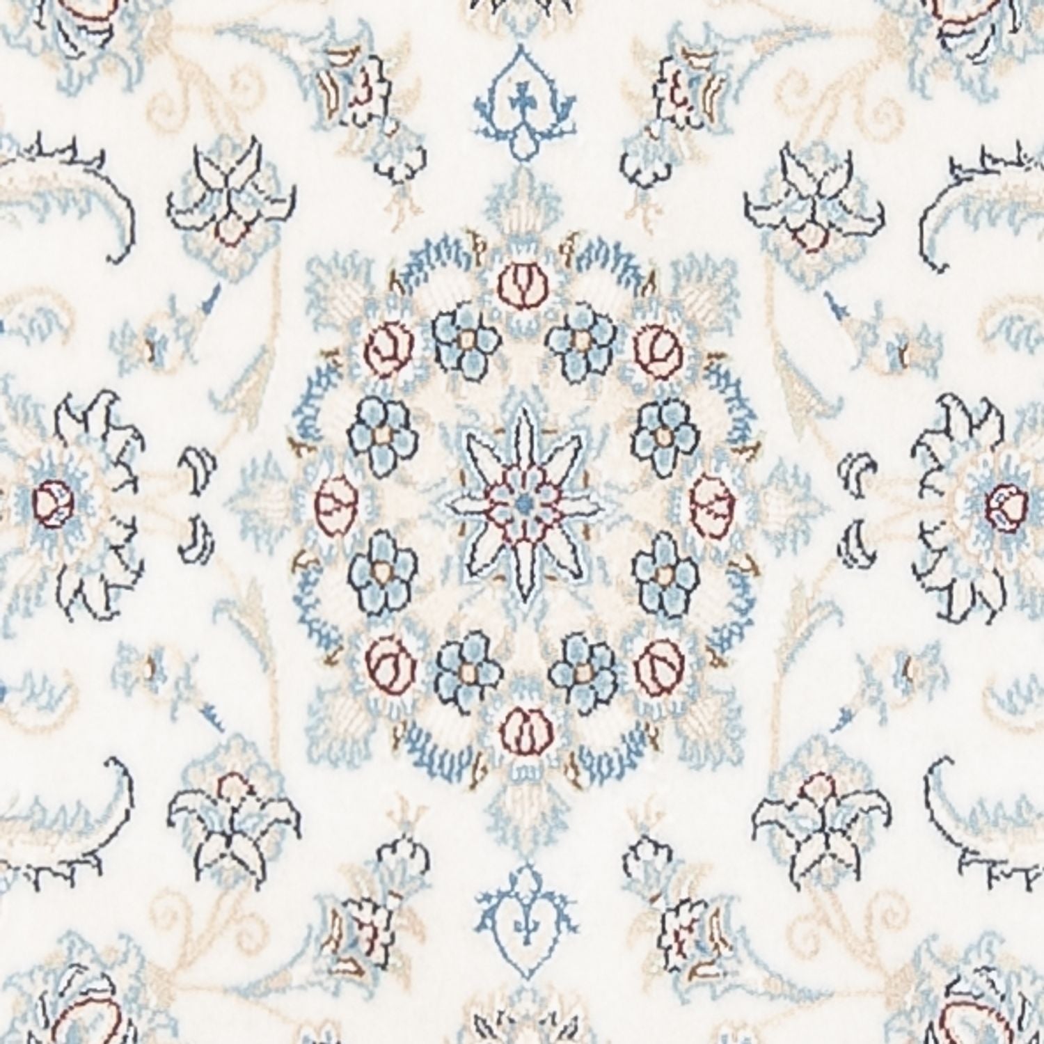 Løber Persisk tæppe - Nain - Premium - 300 x 80 cm - creme