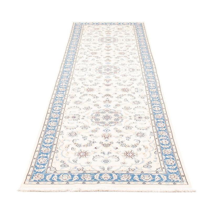 Løber Persisk tæppe - Nain - Premium - 300 x 80 cm - creme