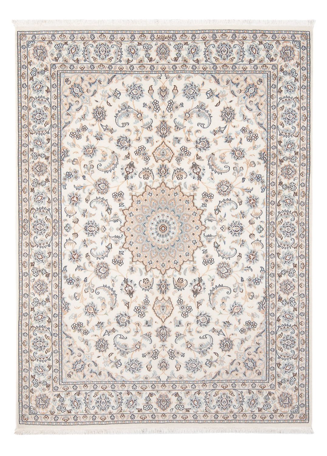 Persisk tæppe - Nain - Premium - 200 x 150 cm - creme