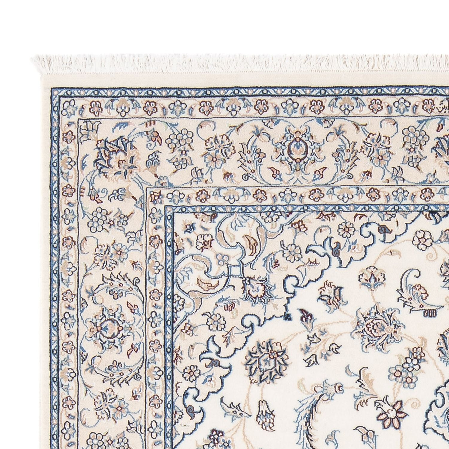 Persisk tæppe - Nain - Premium - 200 x 150 cm - creme