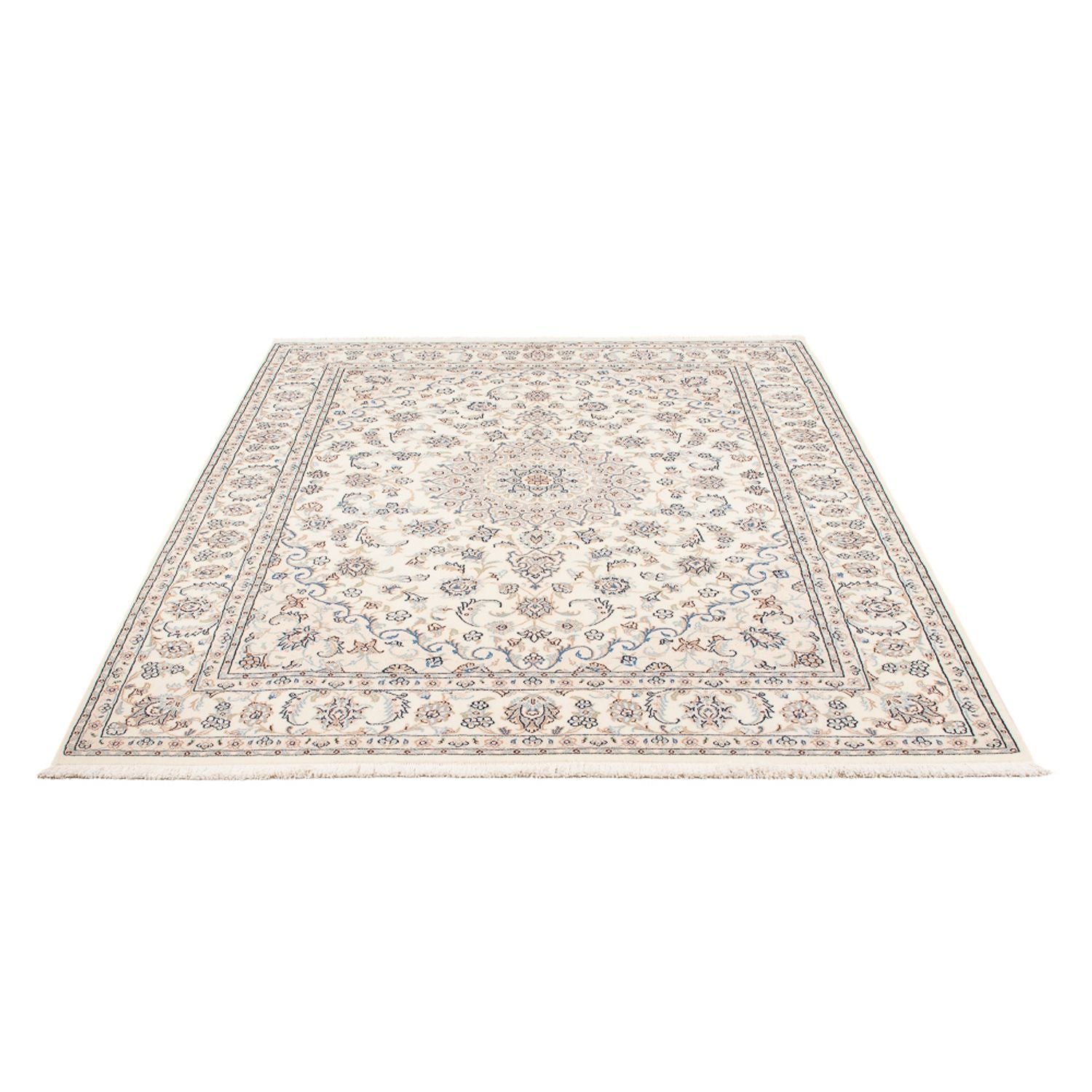 Persisk tæppe - Nain - Premium - 202 x 150 cm - creme