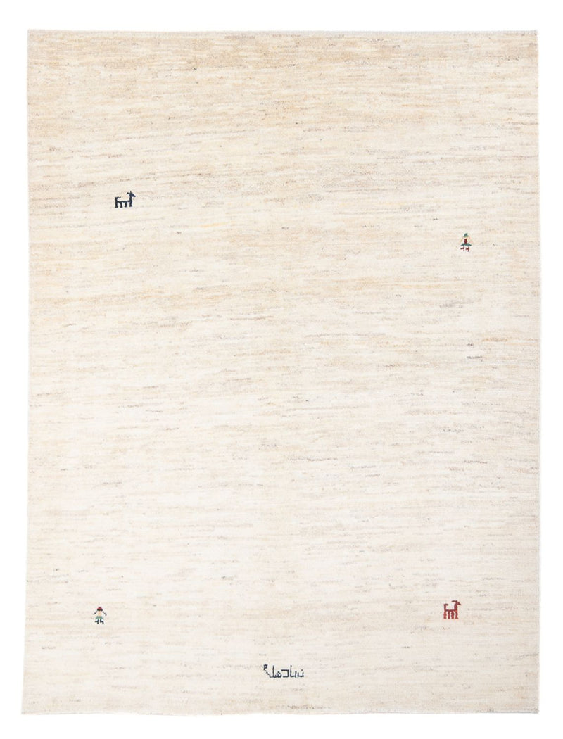 Gabbeh-tæppe - Persisk - 196 x 149 cm - beige