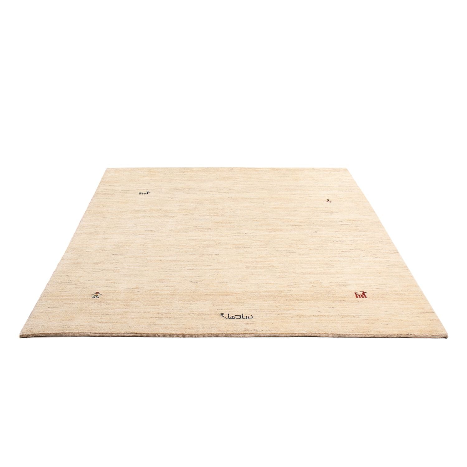 Gabbeh-tæppe - Persisk - 196 x 149 cm - beige