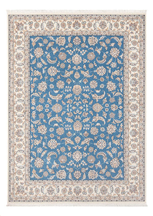 Persisk tæppe - Nain - Premium - 202 x 150 cm - blå