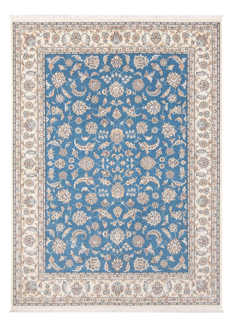 Persisk tæppe - Nain - Premium - 202 x 150 cm - blå