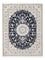 Persisk tæppe - Nain - Premium - 195 x 150 cm - mørkeblå
