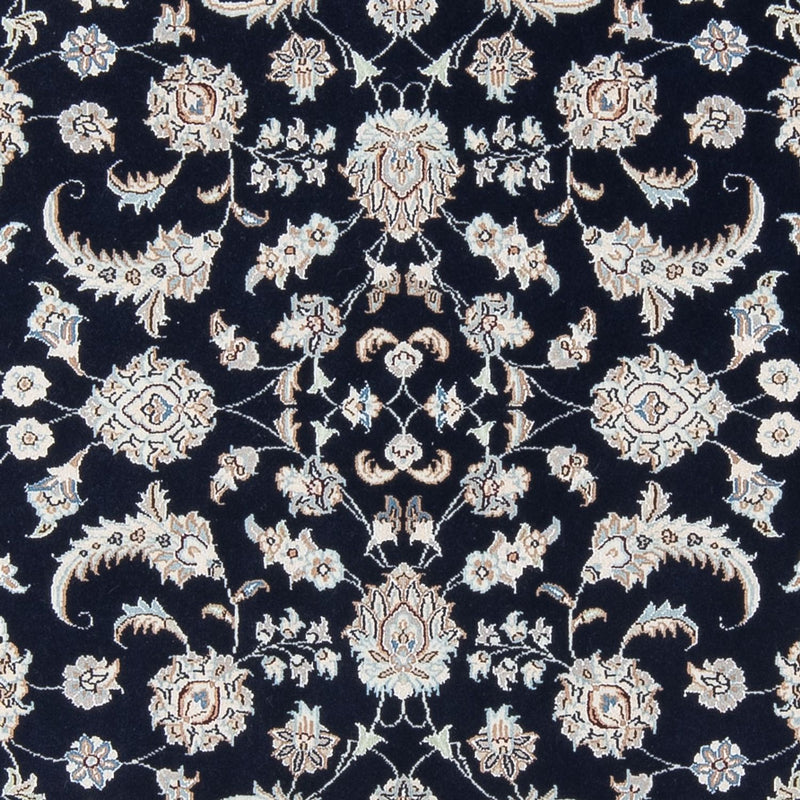 Persisk tæppe - Nain - Premium - 205 x 148 cm - mørkeblå