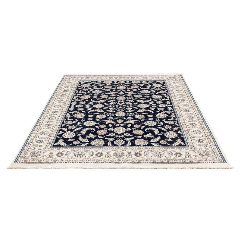 Persisk tæppe - Nain - Premium - 205 x 148 cm - mørkeblå