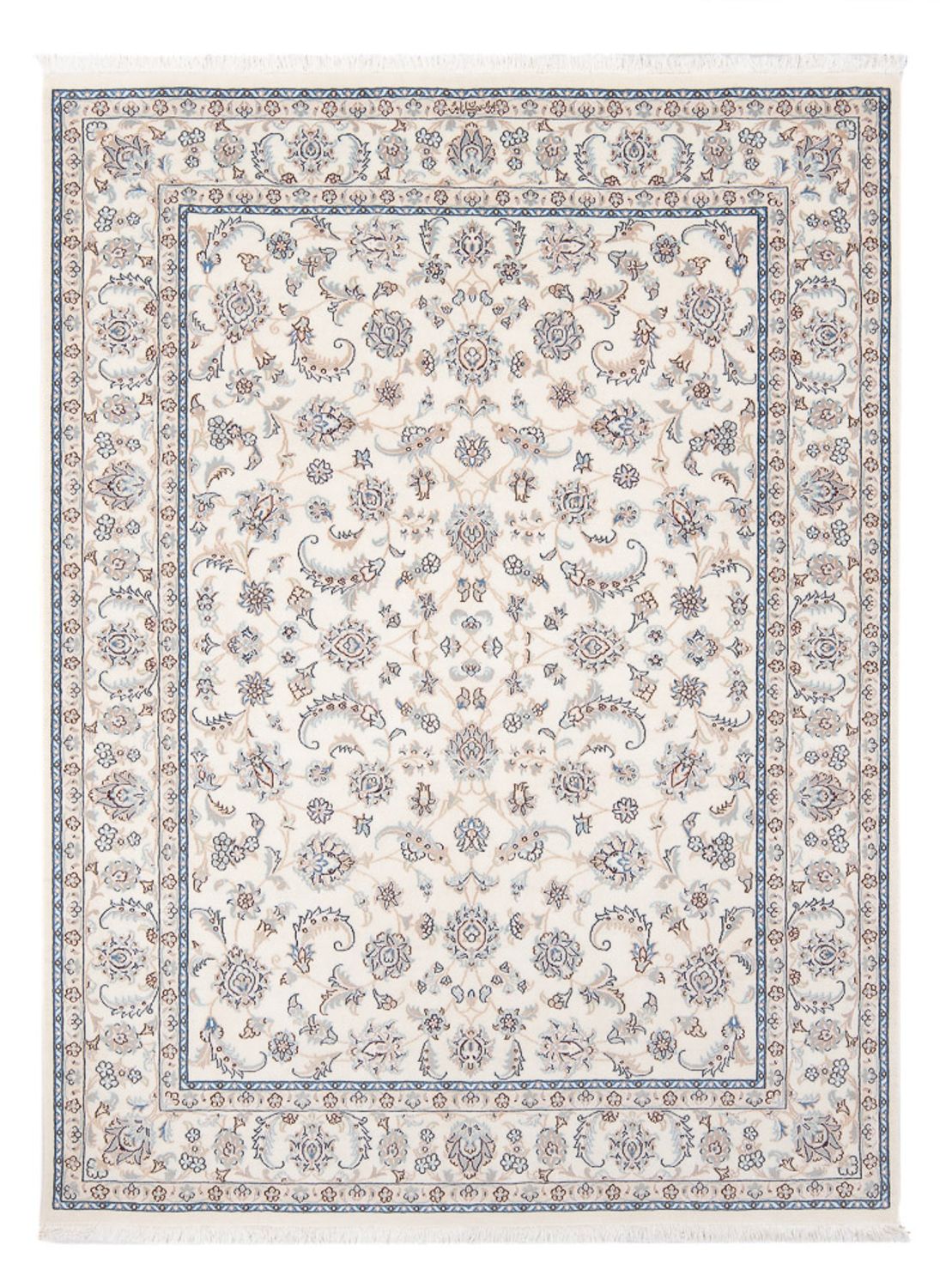 Persisk tæppe - Nain - Premium - 201 x 150 cm - creme