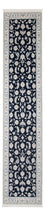 Løber Persisk tæppe - Nain - Premium - 352 x 82 cm - mørkeblå