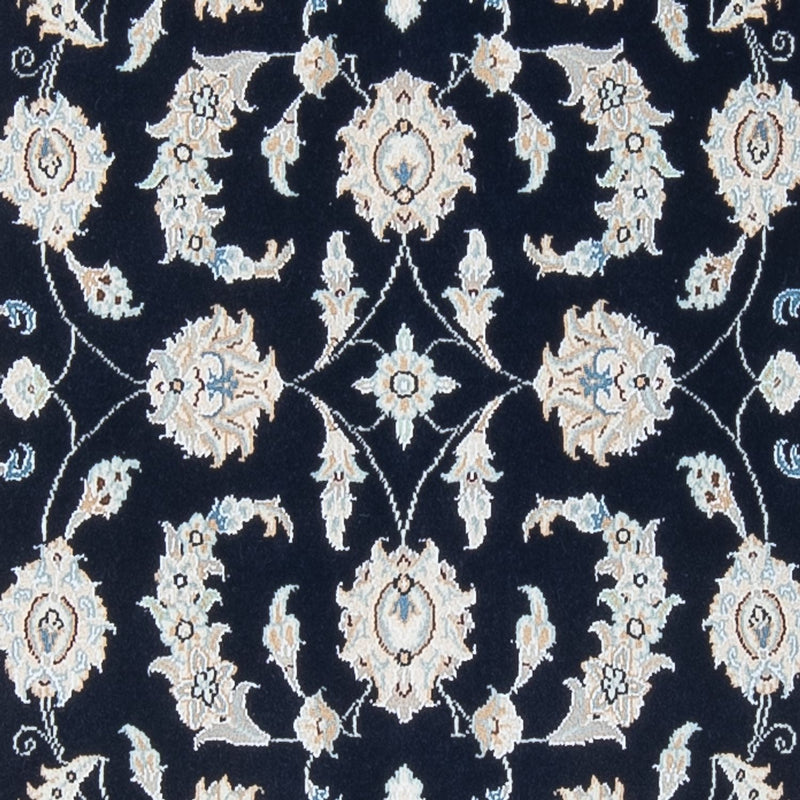 Løber Persisk tæppe - Nain - Premium - 352 x 82 cm - mørkeblå