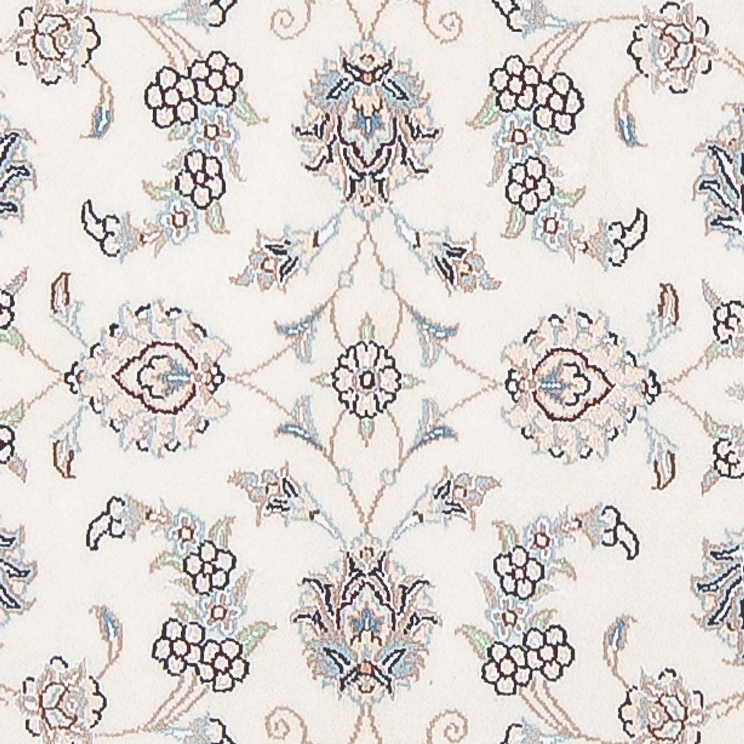 Løber Persisk tæppe - Nain - Premium - 309 x 90 cm - creme