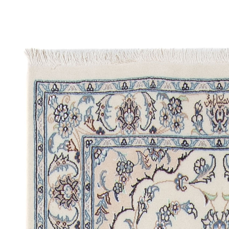 Løber Persisk tæppe - Nain - Premium - 345 x 84 cm - creme