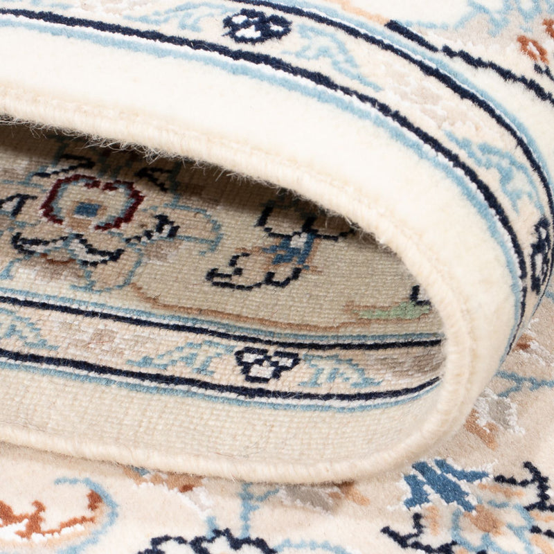 Løber Persisk tæppe - Nain - Premium - 345 x 84 cm - creme