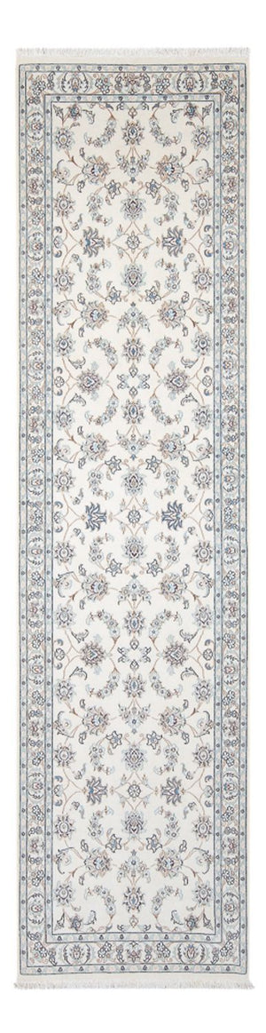 Løber Persisk tæppe - Nain - Premium - 301 x 85 cm - creme