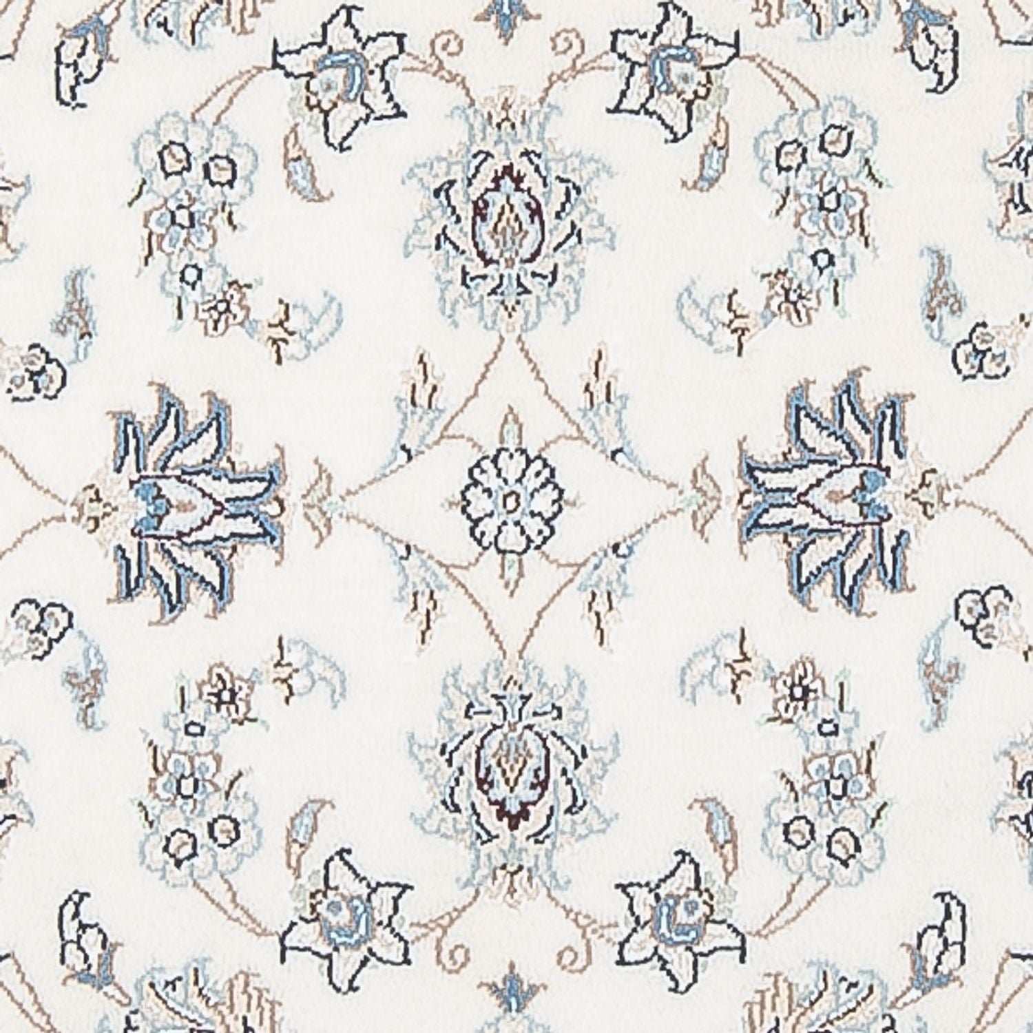 Løber Persisk tæppe - Nain - Premium - 301 x 85 cm - creme