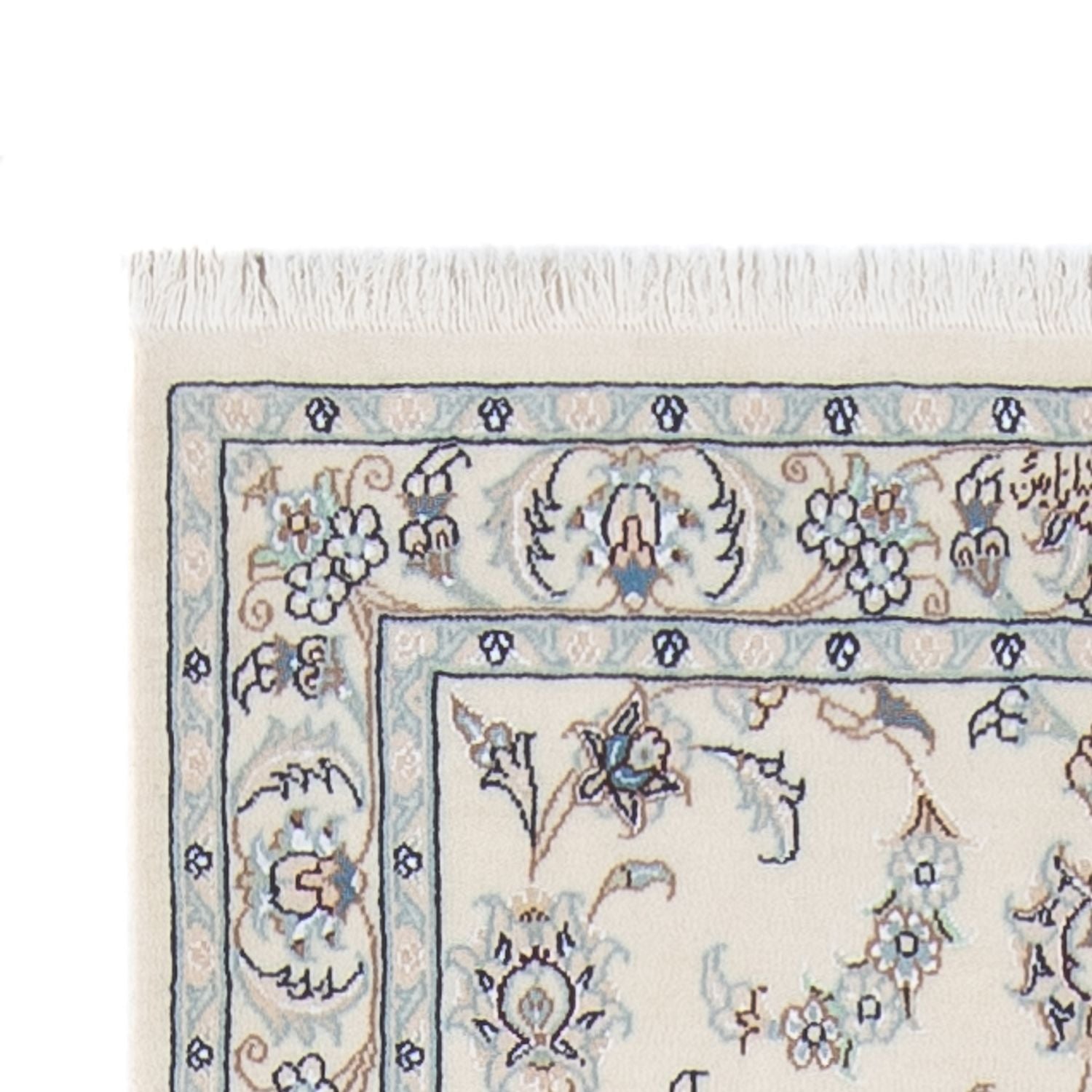 Løber Persisk tæppe - Nain - Premium - 301 x 83 cm - creme