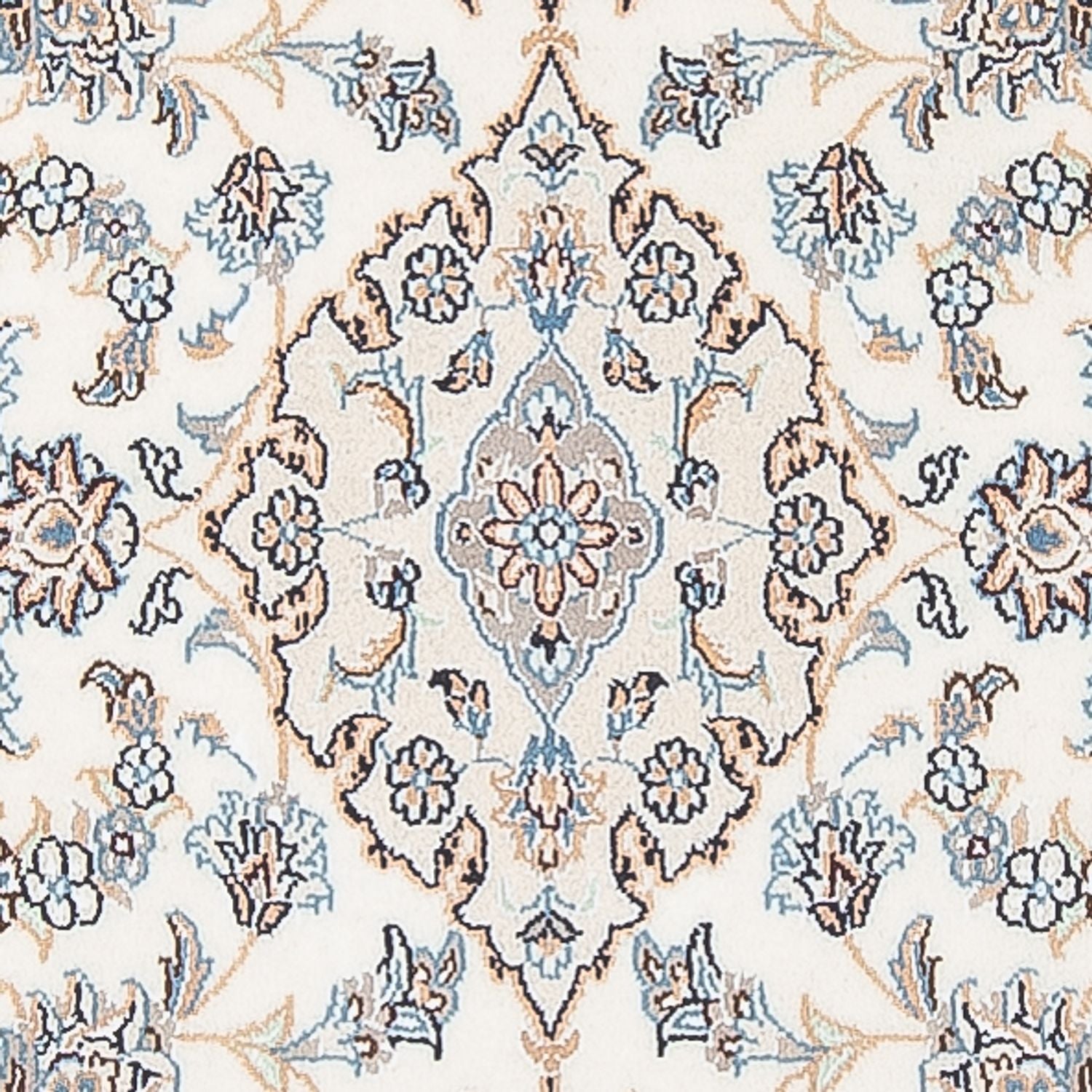 Løber Persisk tæppe - Nain - Premium - 297 x 81 cm - creme