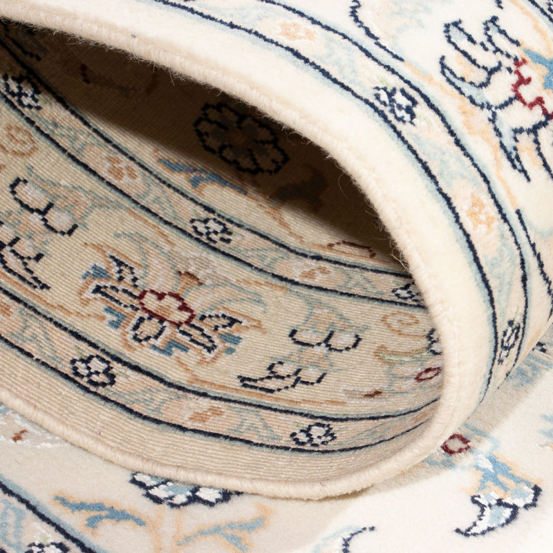 Løber Persisk tæppe - Nain - Premium - 308 x 80 cm - creme