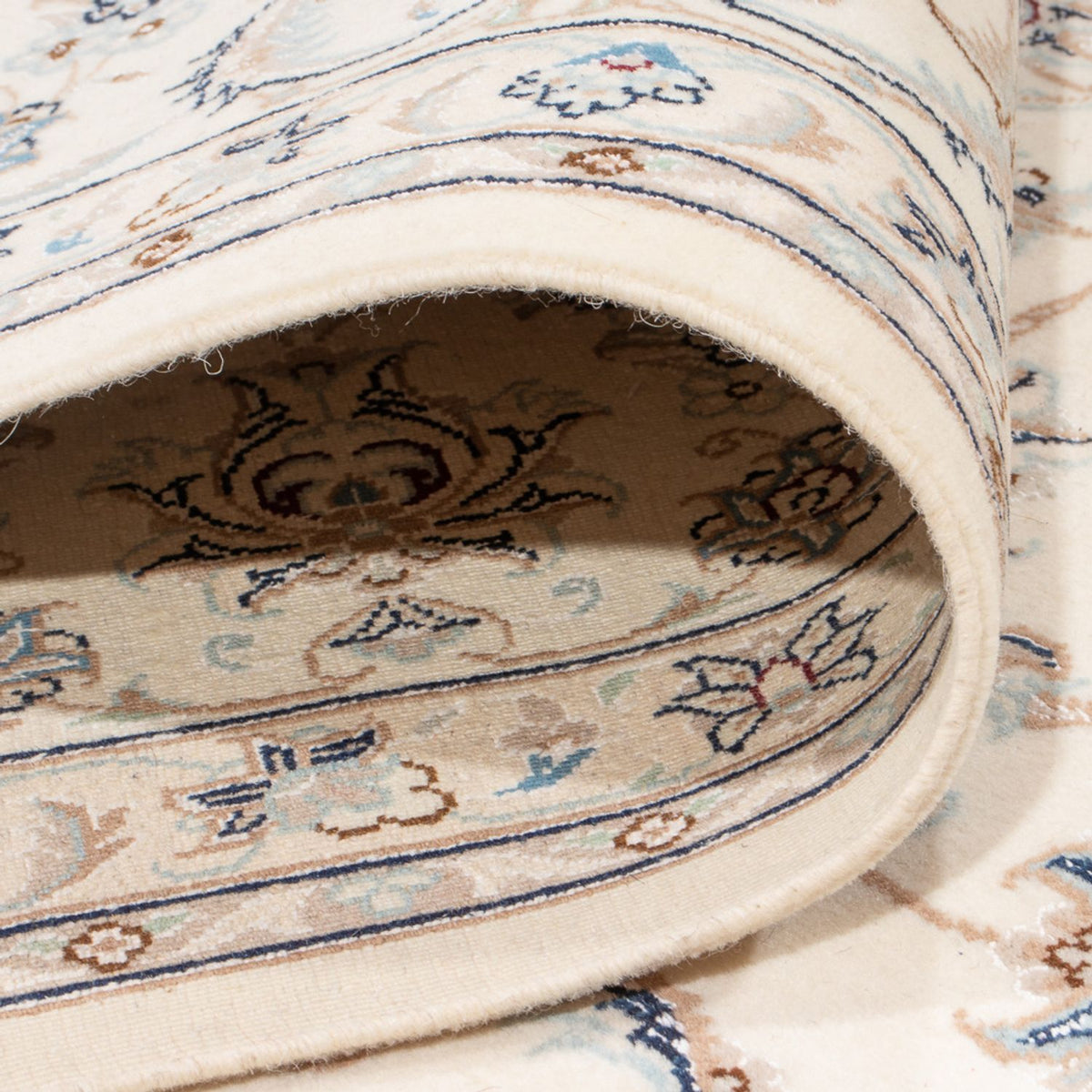 Persisk tæppe - Nain - Premium - 298 x 247 cm - creme