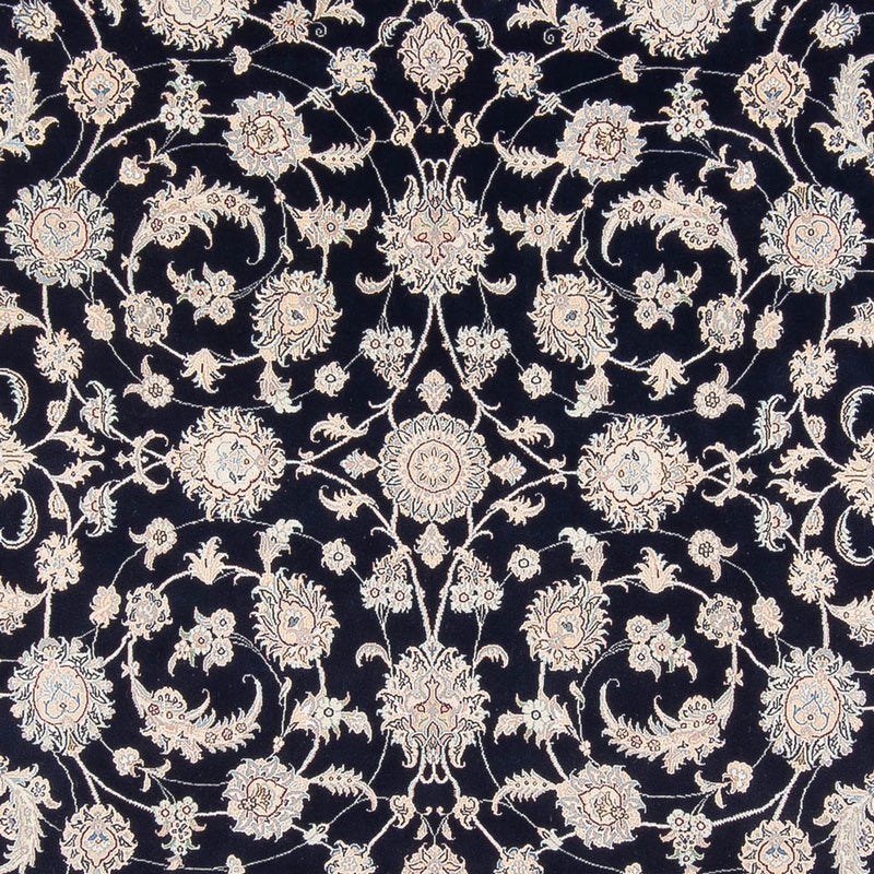 Persisk tæppe - Nain - Premium - 342 x 248 cm - mørkeblå