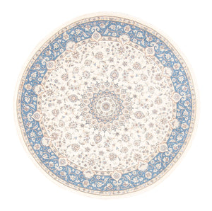 Persisk tæppe - Nain rundt  - 197 x 196 cm - creme